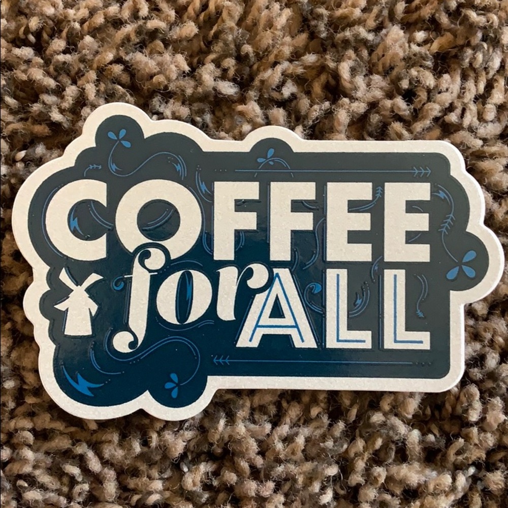 Dutch Bros Christmas Ornament Sticker